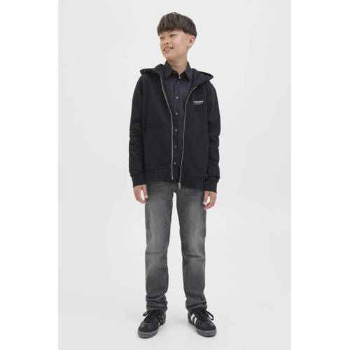JACK & JONES JUNIOR slim fit jeans black denim afbeelding
