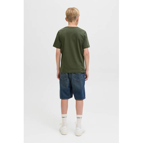 JACK & JONES JUNIOR T-shirt donkergroen afbeelding