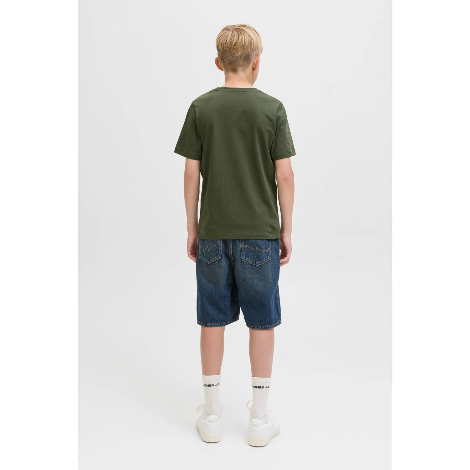 JACK & JONES JUNIOR T-shirt donkergroen