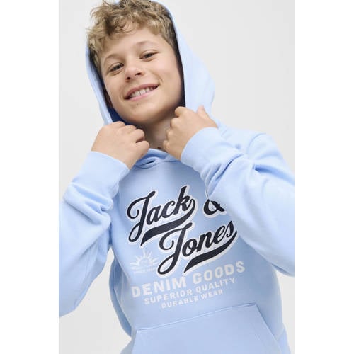 JACK & JONES JUNIOR hoodie lichtblauw afbeelding