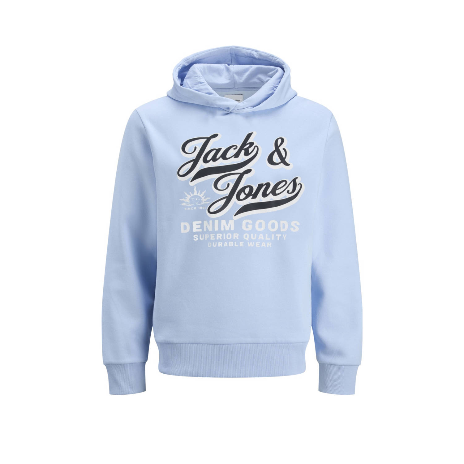 JACK & JONES JUNIOR hoodie lichtblauw