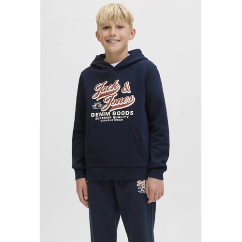 JACK & JONES JUNIOR hoodie donkerblauw afbeelding