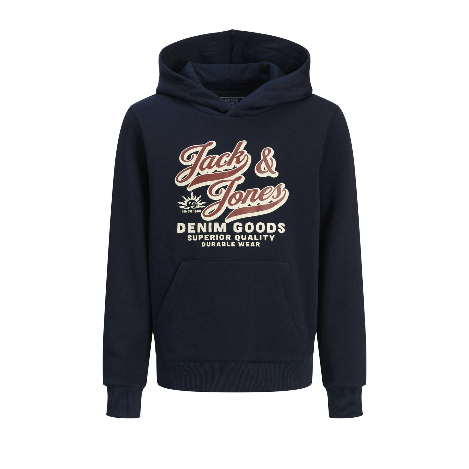 JACK & JONES JUNIOR hoodie donkerblauw