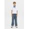 JACK & JONES JUNIOR high waist loose fit jeans medium blue denim