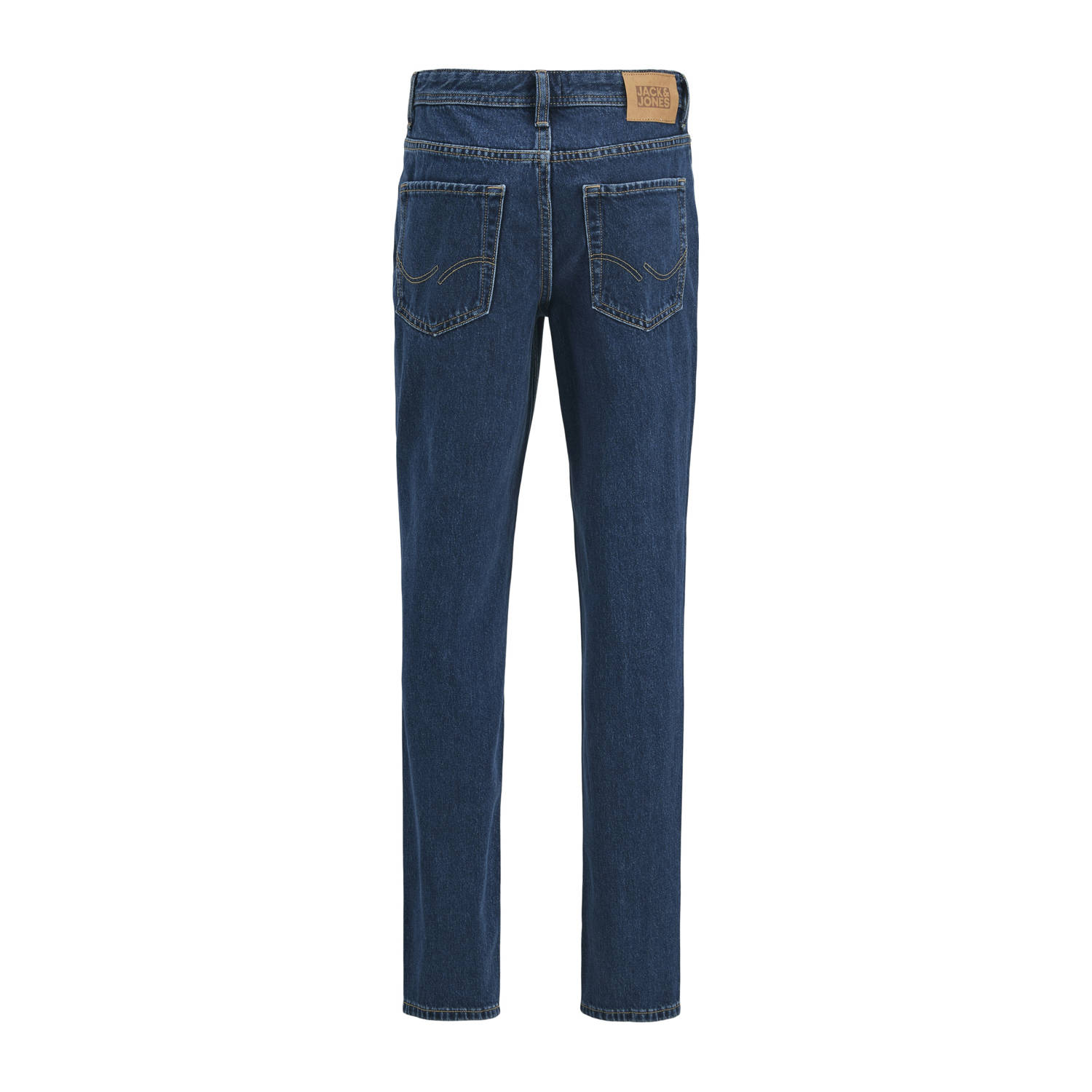 JACK & JONES JUNIOR regular waist regular fit jeans dark blue denim