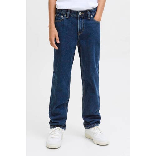 JACK & JONES JUNIOR regular waist regular fit jeans dark blue denim afbeelding