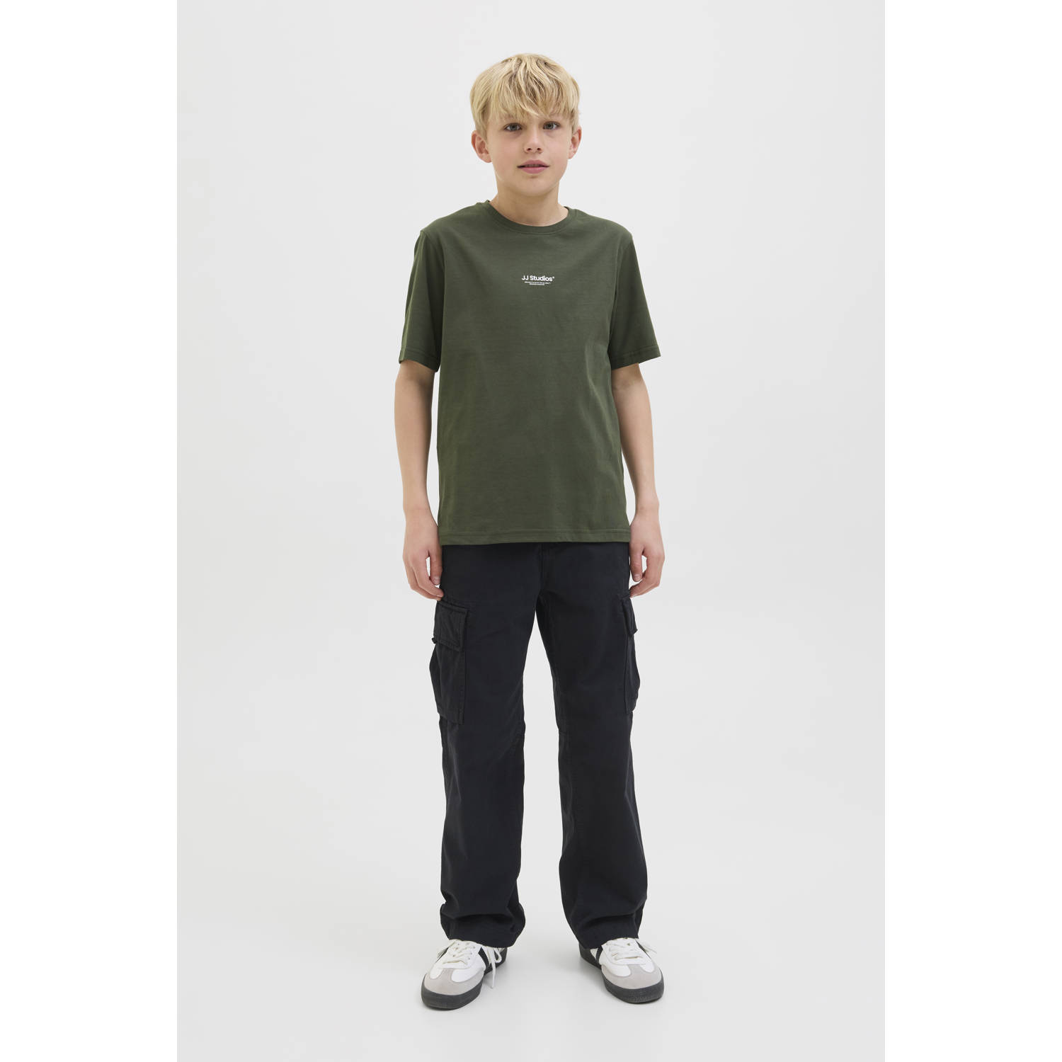 JACK & JONES JUNIOR T-shirt donkergroen