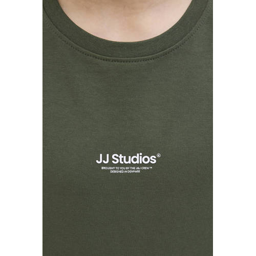 JACK & JONES JUNIOR T-shirt donkergroen afbeelding