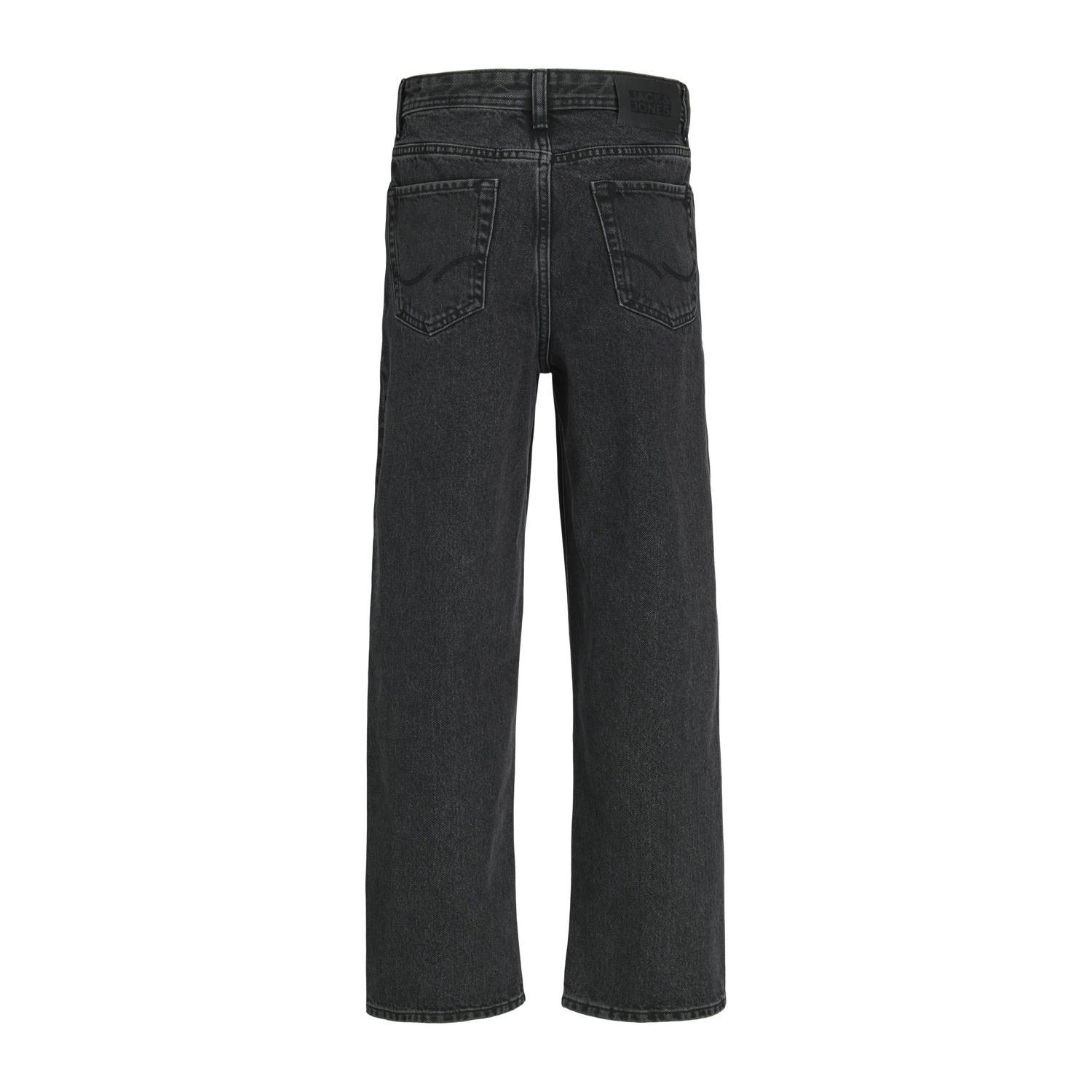 JACK & JONES JUNIOR high waist loose fit jeans black denim