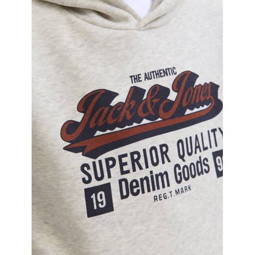 JACK & JONES JUNIOR hoodie wit afbeelding
