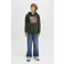 JACK & JONES JUNIOR hoodie donkergroen