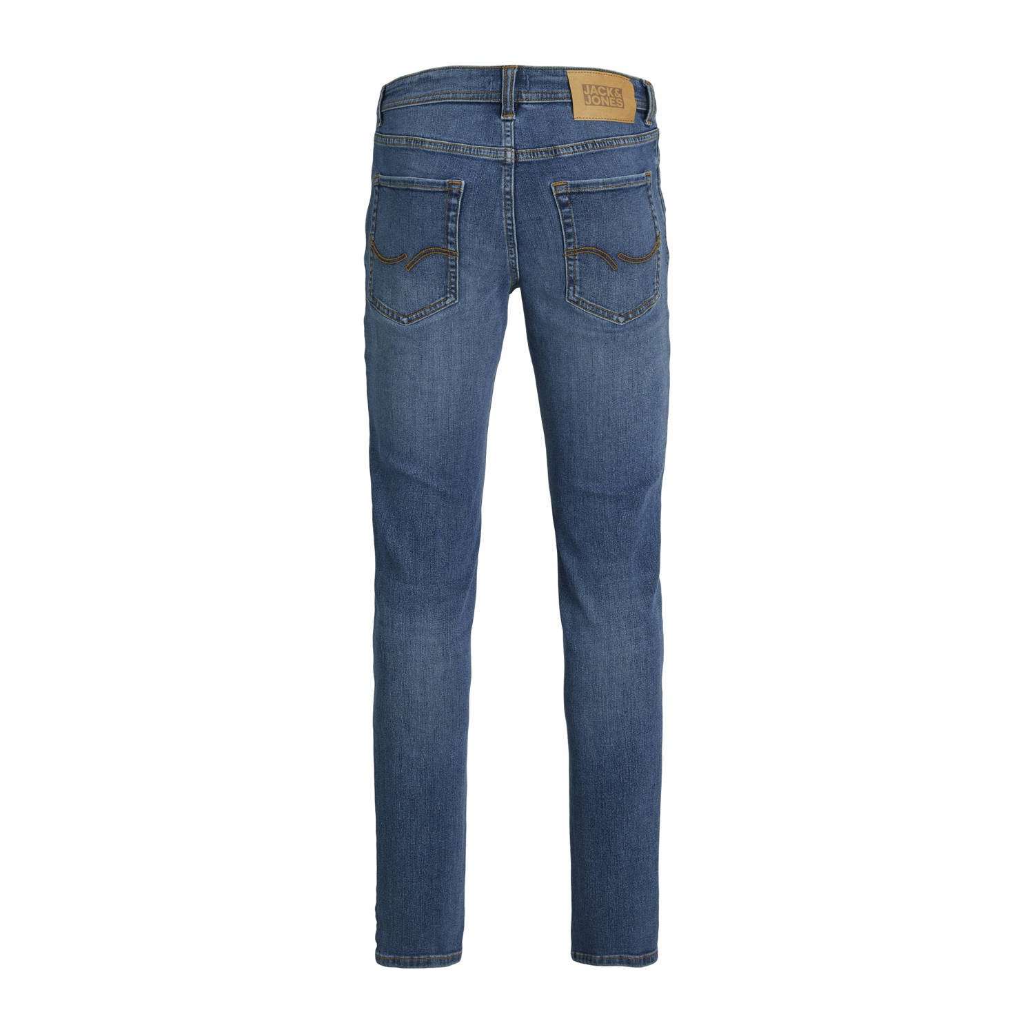 JACK & JONES JUNIOR low waist slim fit jeans dark blue denim