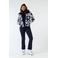 Falcon ski-jas Nanda donkerblauw/wit