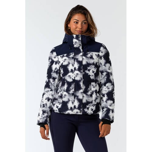 Falcon ski-jas Nanda donkerblauw/wit afbeelding