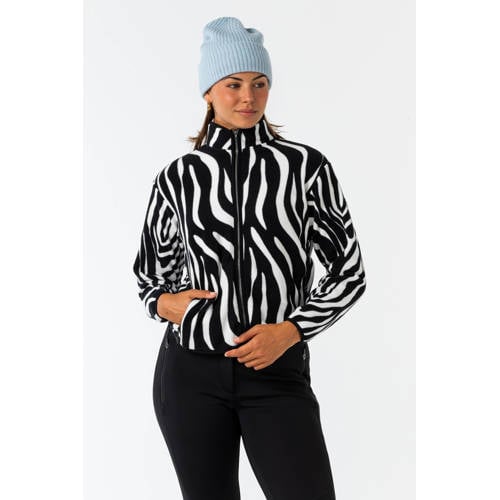 Falcon fleece skivest Oxitane zwart/wit afbeelding
