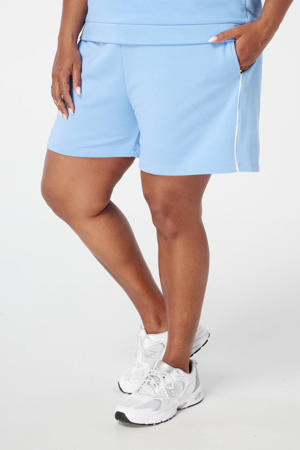 straight regular waist casual short lichtblauw