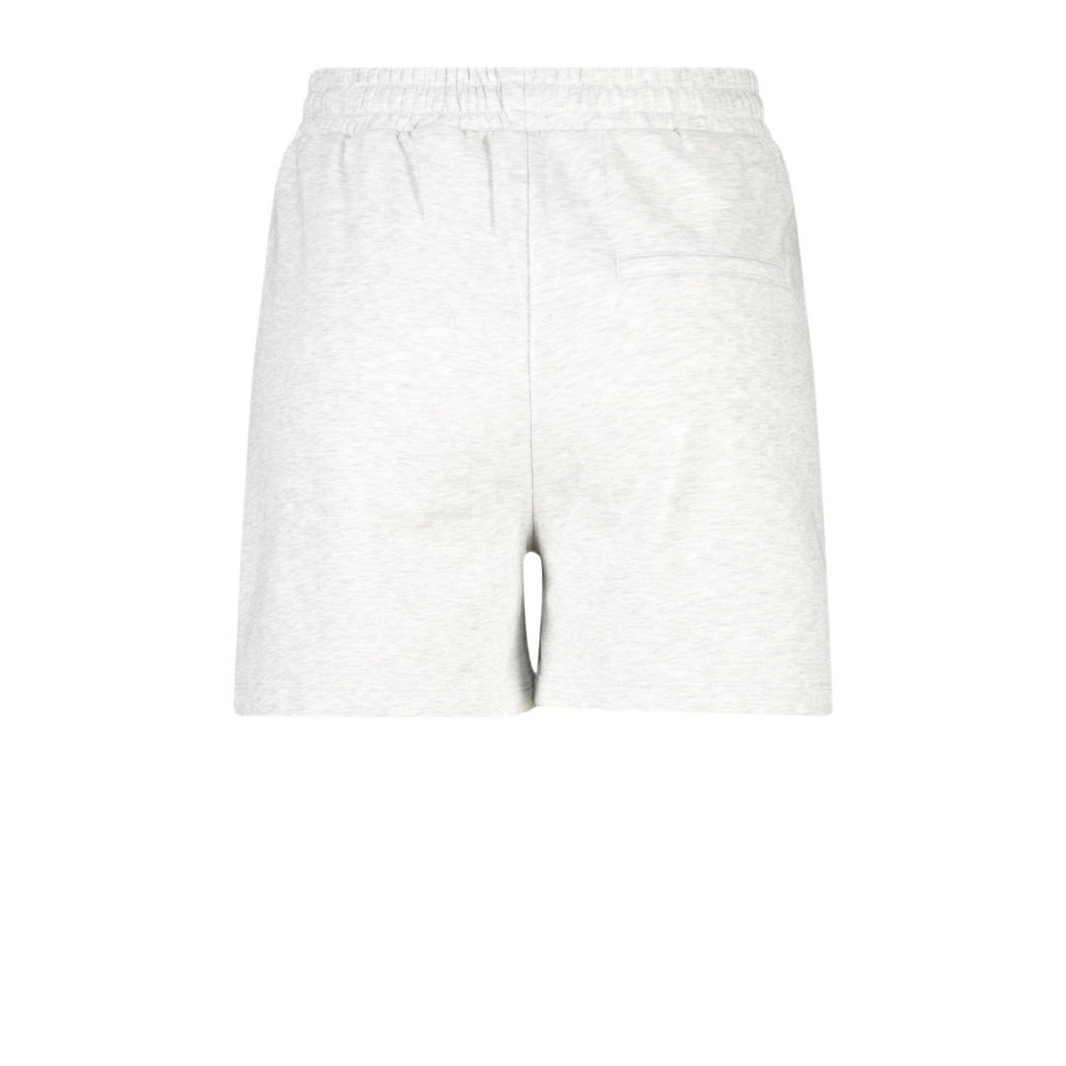 MS Mode straight regular waist casual short lichtgrijs