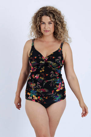 high waist bikinibroekje zwart