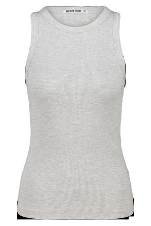 singlet grijs melange