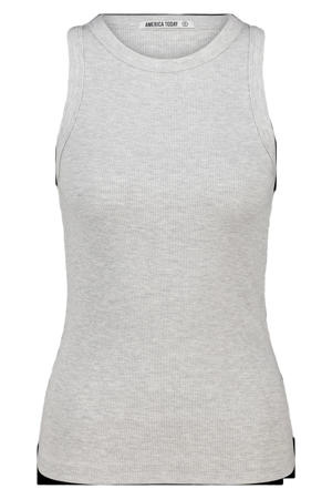 singlet grijs melange