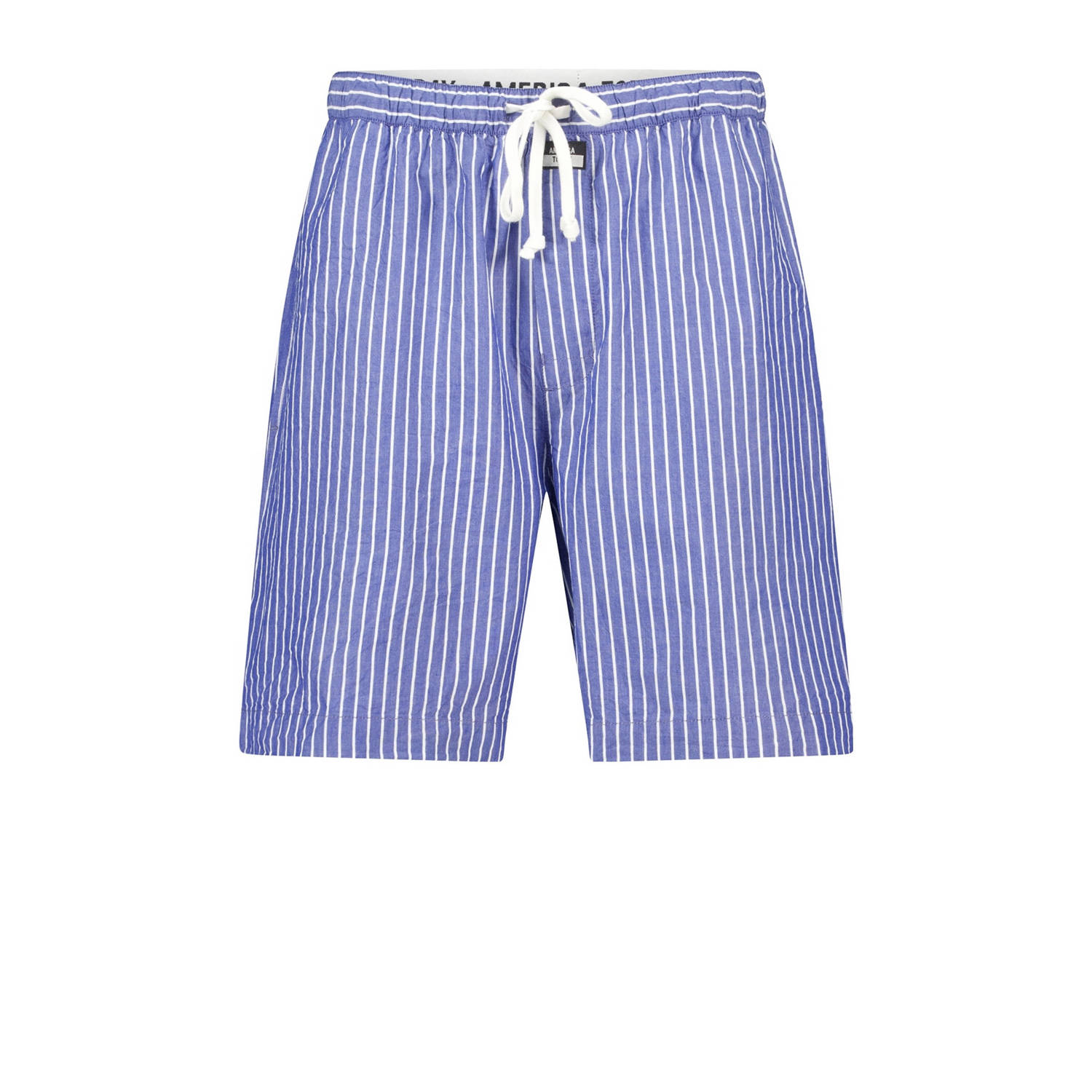 America Today wijde boxershort Lennon blauw wit