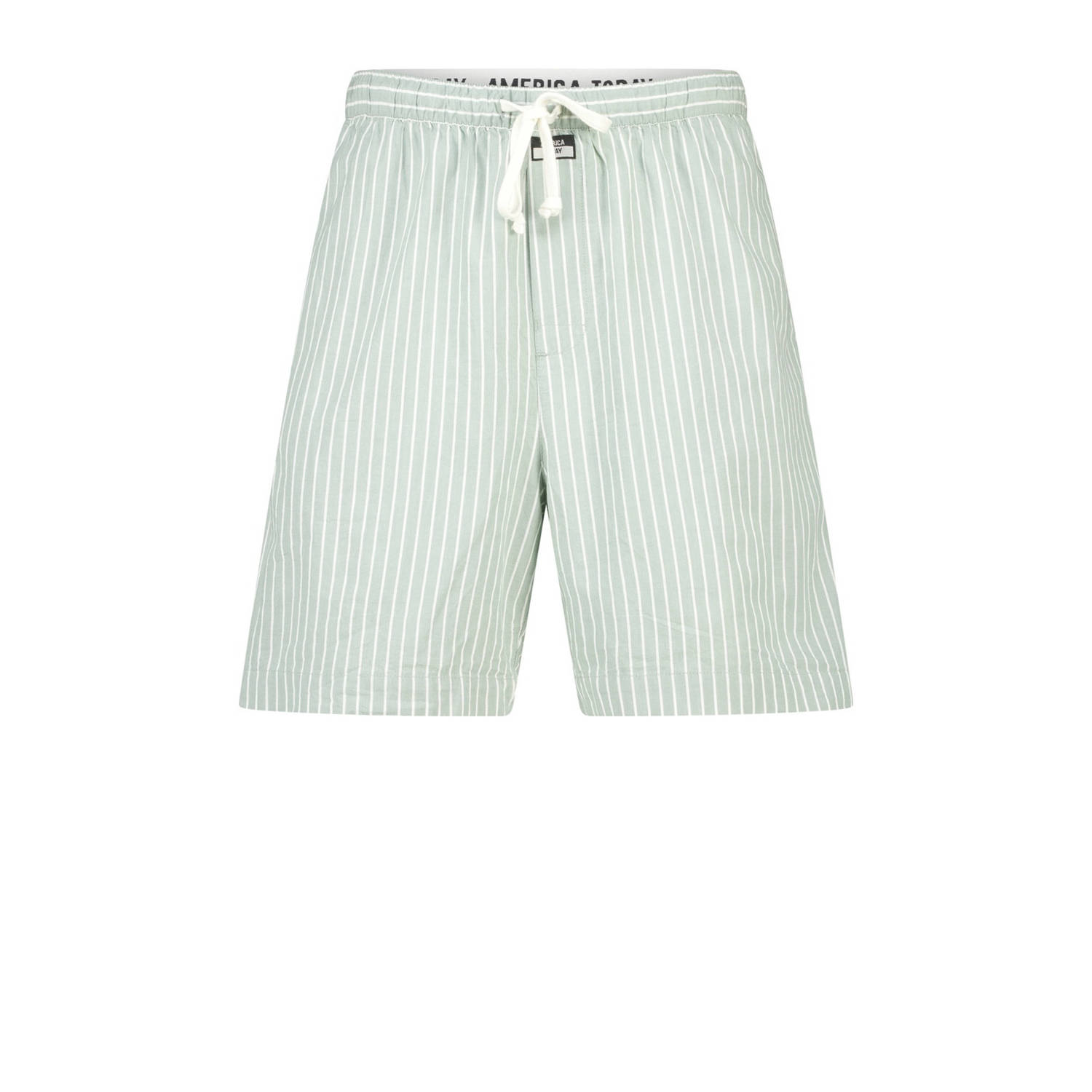 America Today wijde boxershort Lennon groen wit