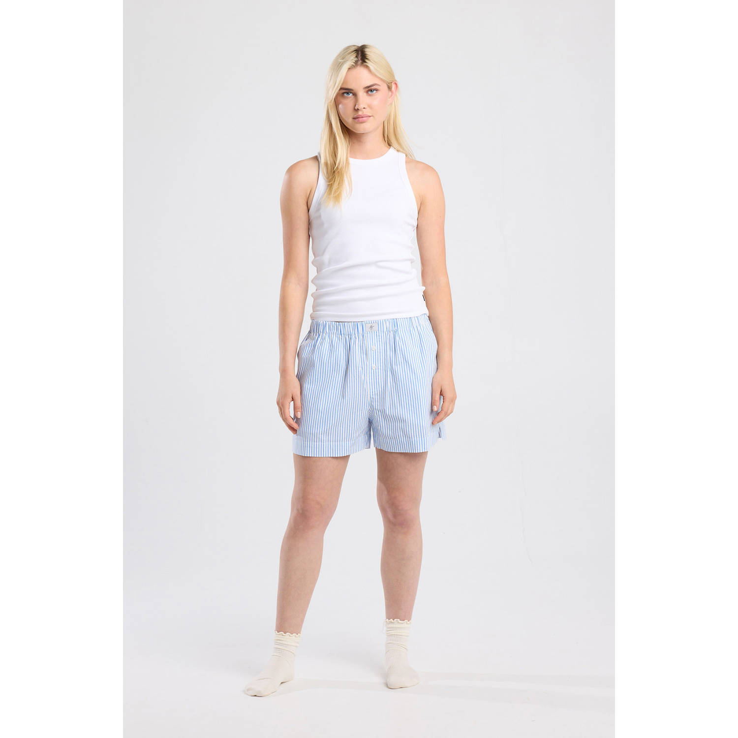 America Today regular waist casual short blauw