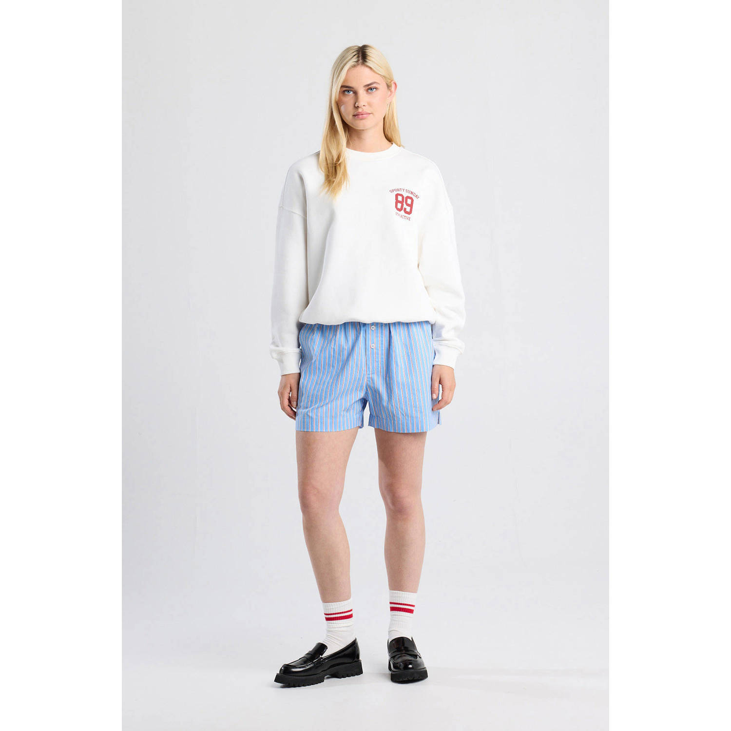 America Today regular waist casual short blauw