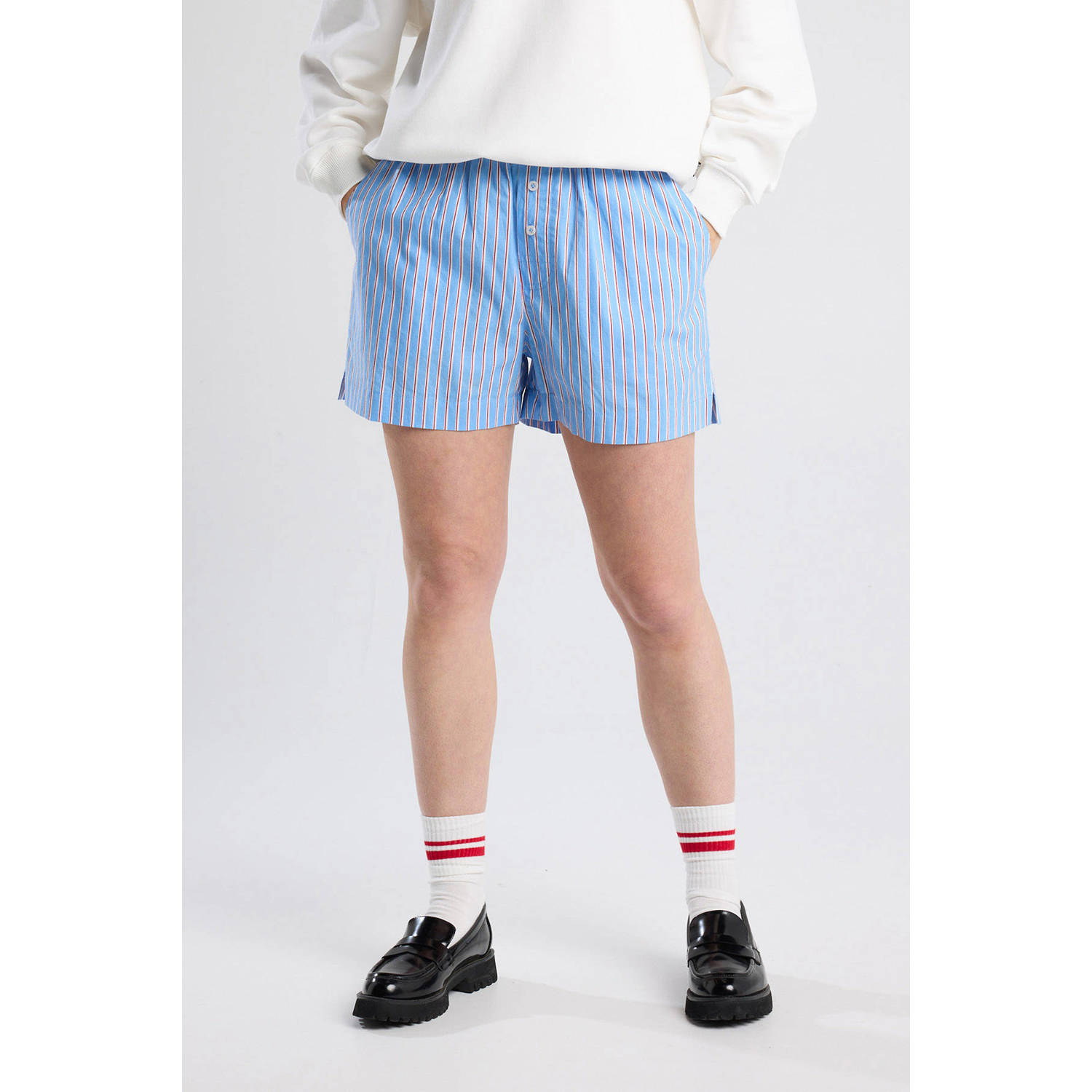 America Today regular waist casual short blauw