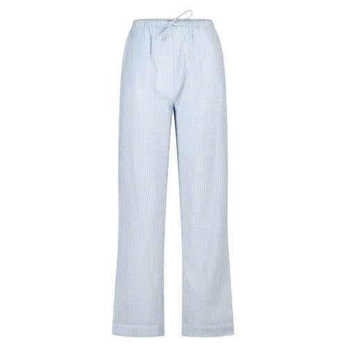 America Today seersucker pyjamabroek Loyce blauw/wit afbeelding
