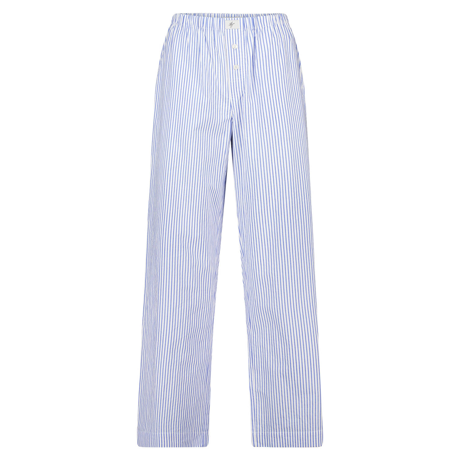 America Today pyjamabroek Macy blauw wit