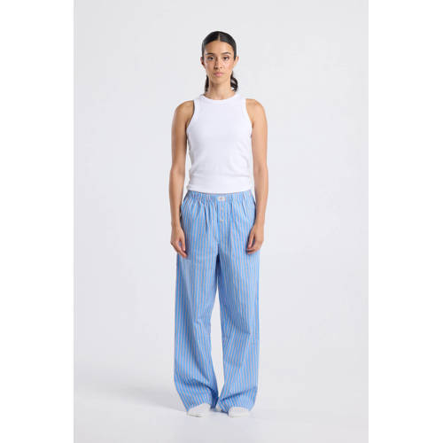 America Today pyjamabroek Macy blauw/rood afbeelding