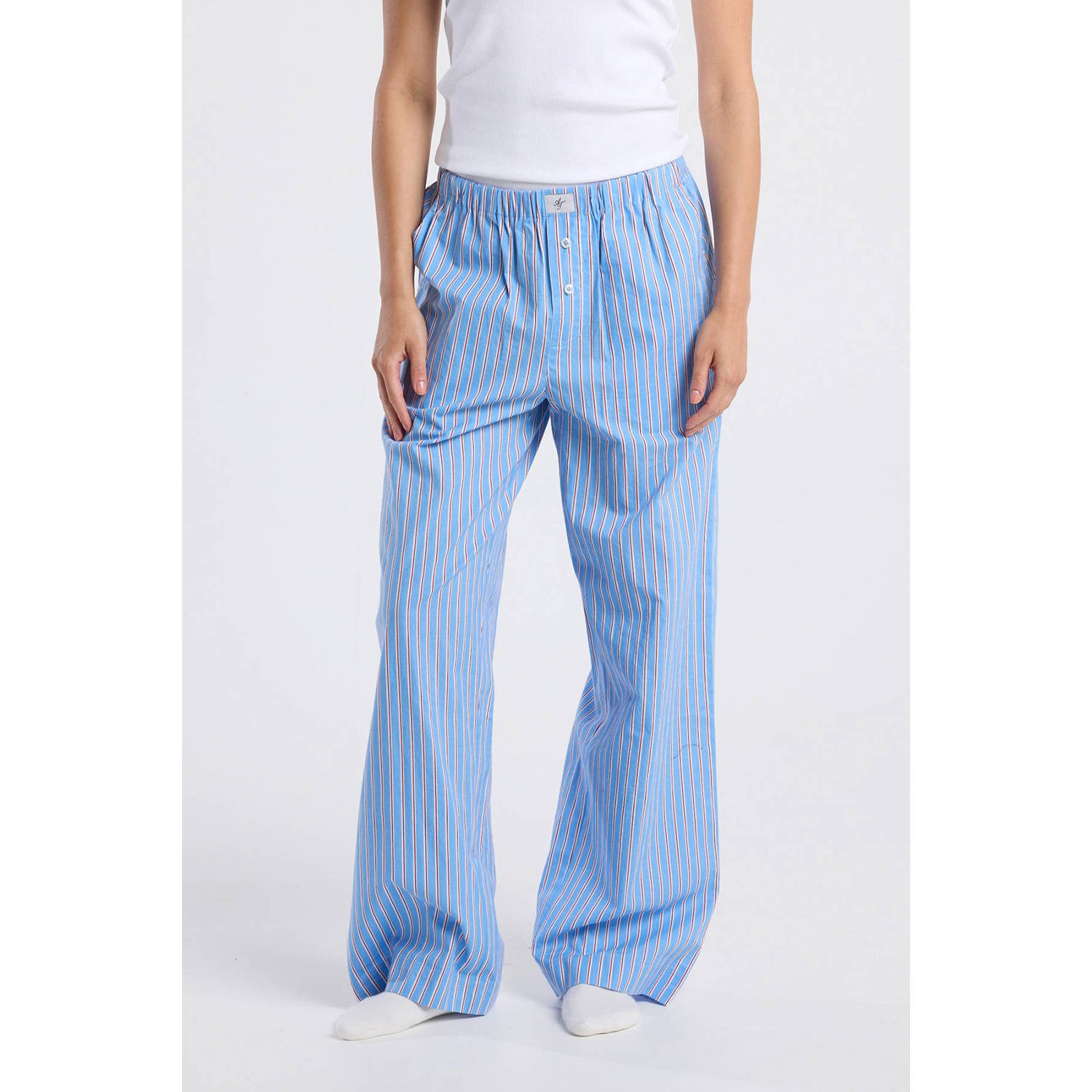 America Today pyjamabroek Macy blauw rood