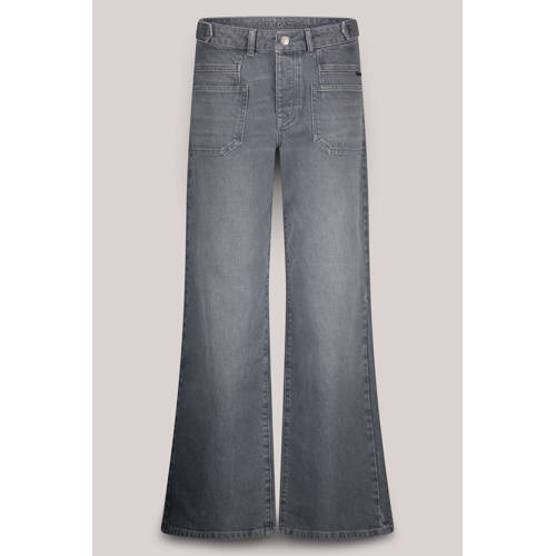 Summum wide leg jeans grey denim afbeelding