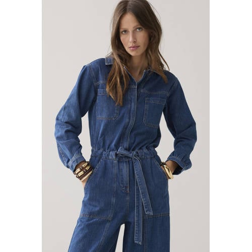 Summum jumpsuit medium blue denim afbeelding
