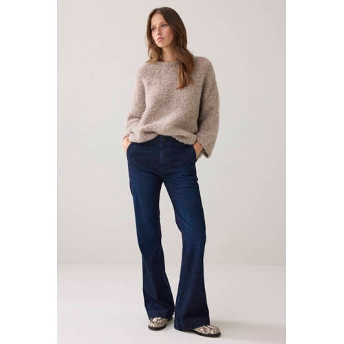 Summum flared jeans dark blue denim afbeelding