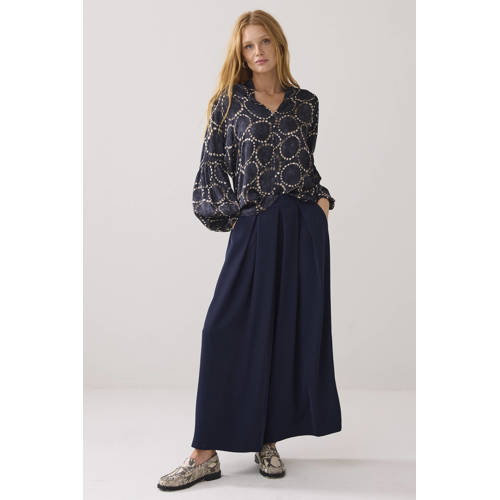 Summum blousetop donkerblauw afbeelding