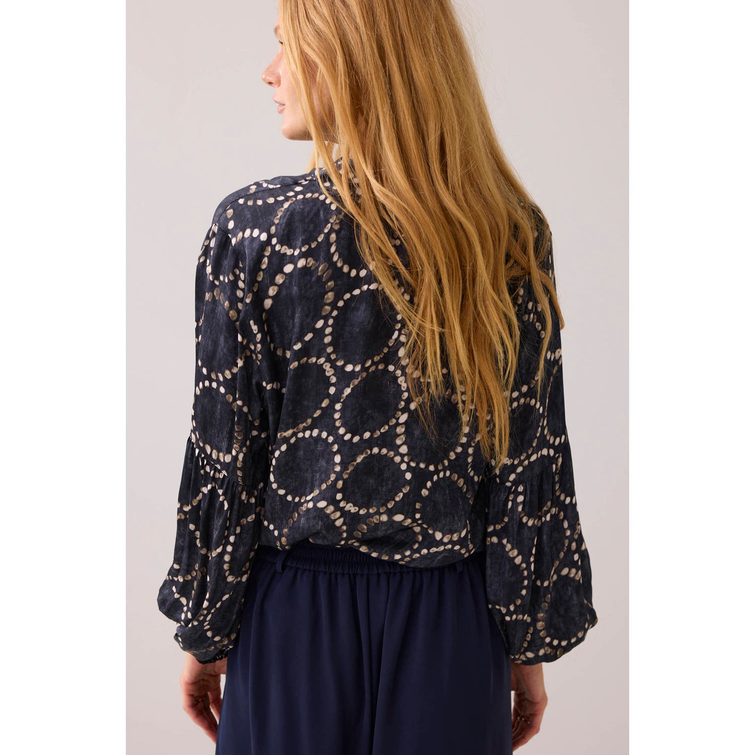 Summum blousetop donkerblauw