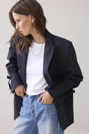 regular blazer grijs