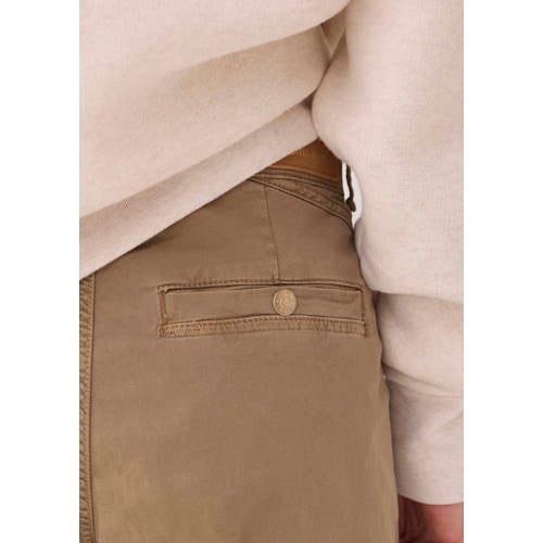Summum slim regular waist casual broek lichtbruin afbeelding