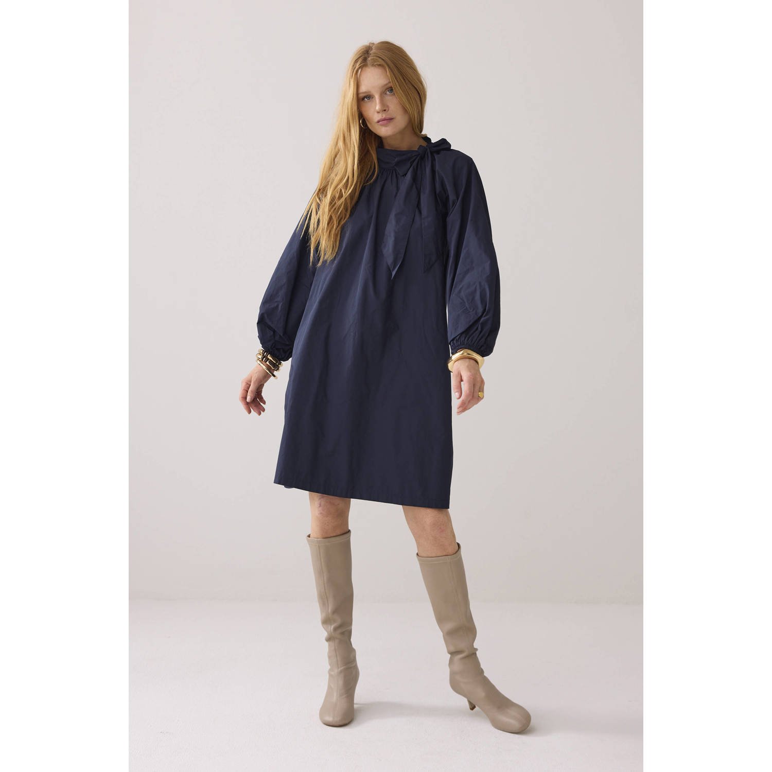 Summum korte jurk donkerblauw