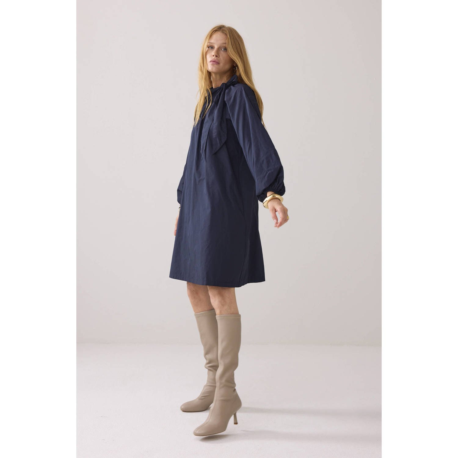 Summum korte jurk donkerblauw