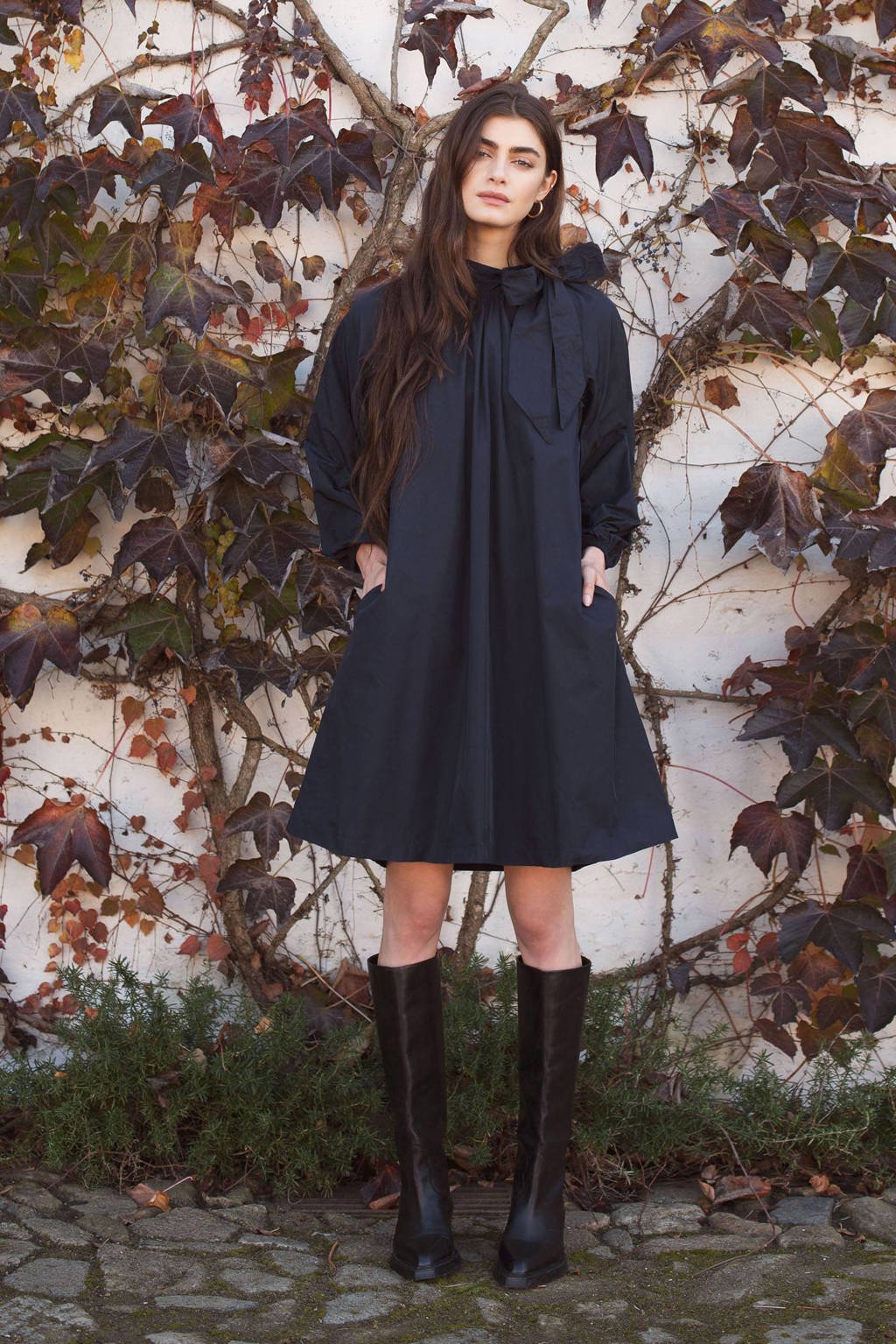 Summum korte jurk donkerblauw wehkamp