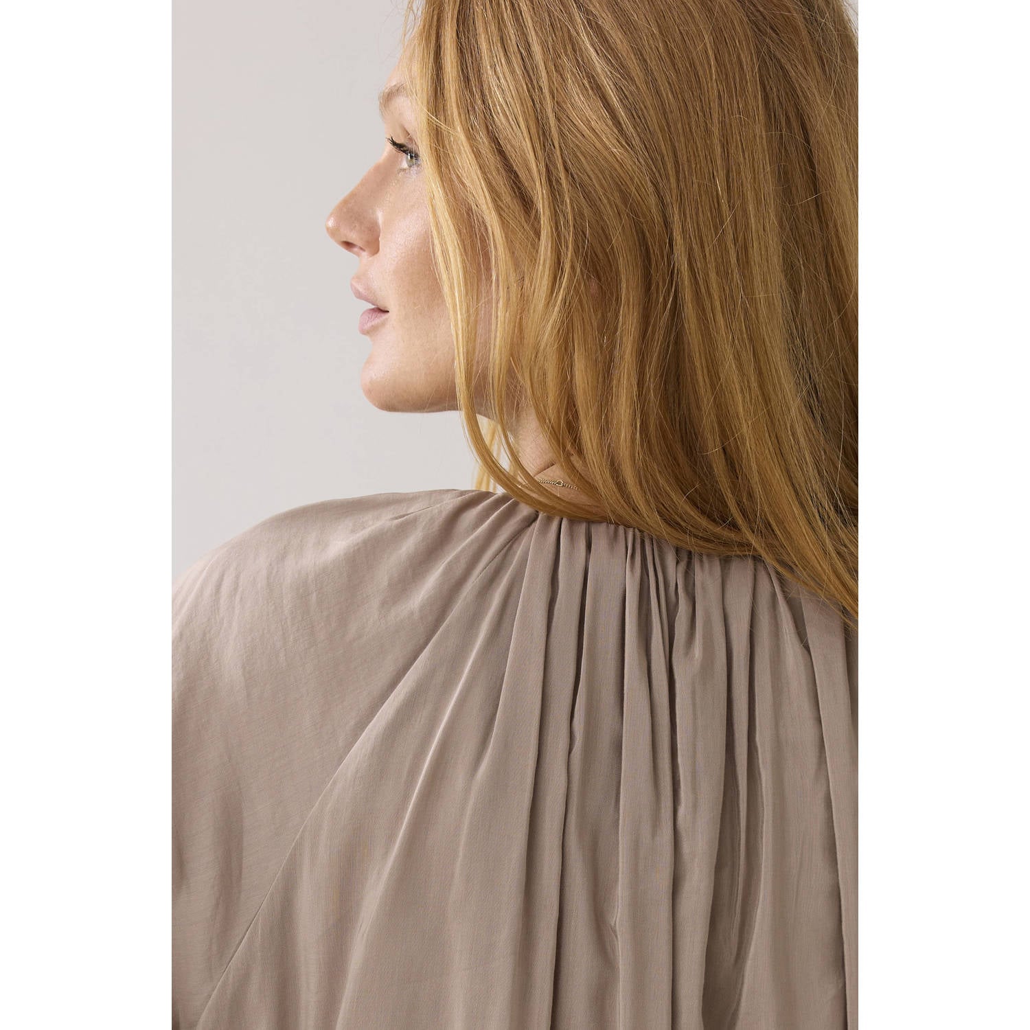 Summum blousetop lichtbruin