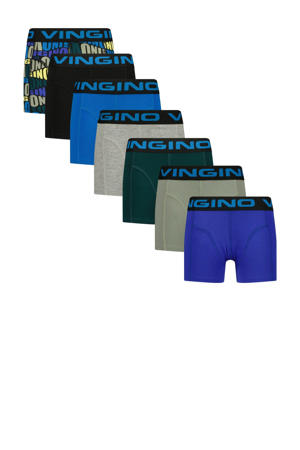   boxershort - set van 7 blauw