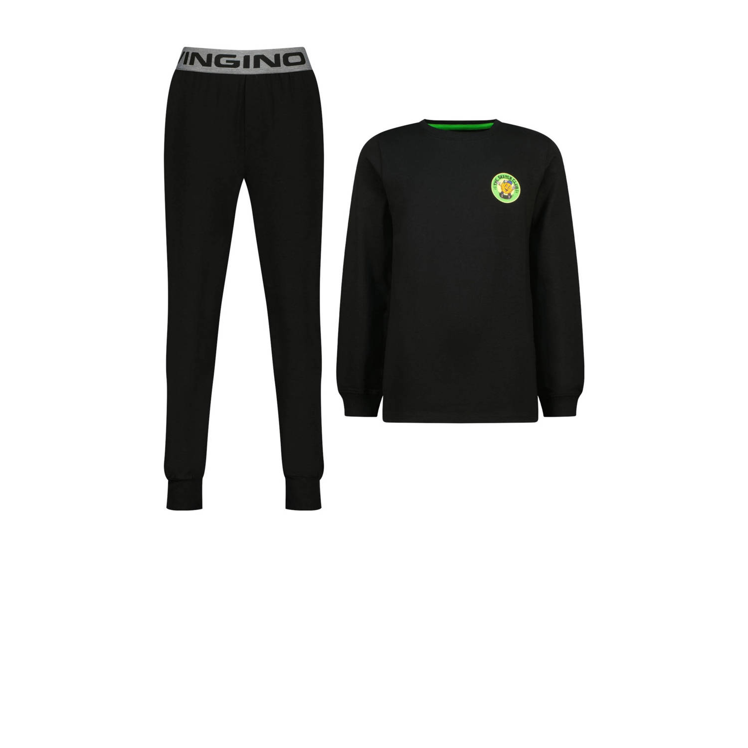 Vingino pyjama Wodan zwart