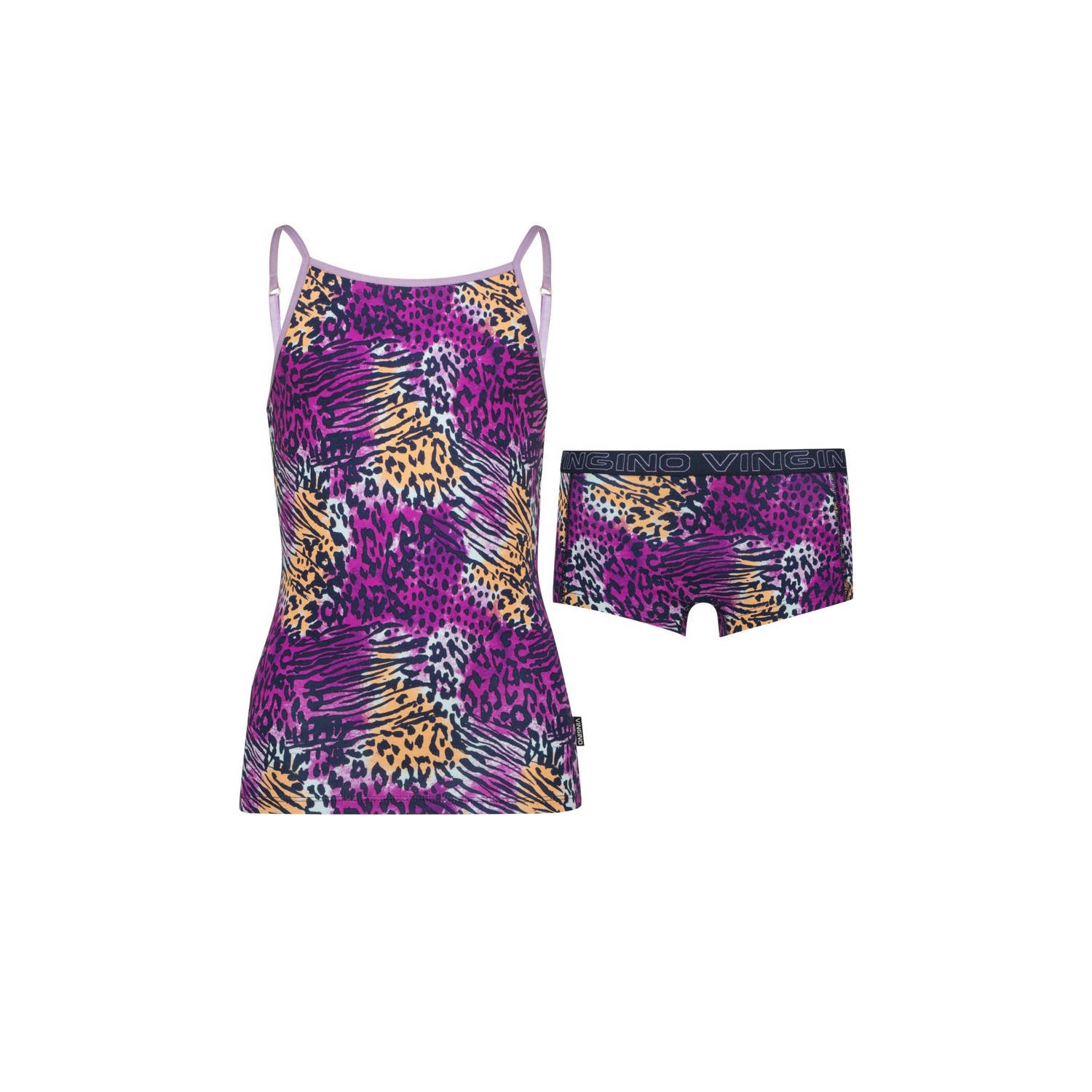 Vingino hemd + short multicolor