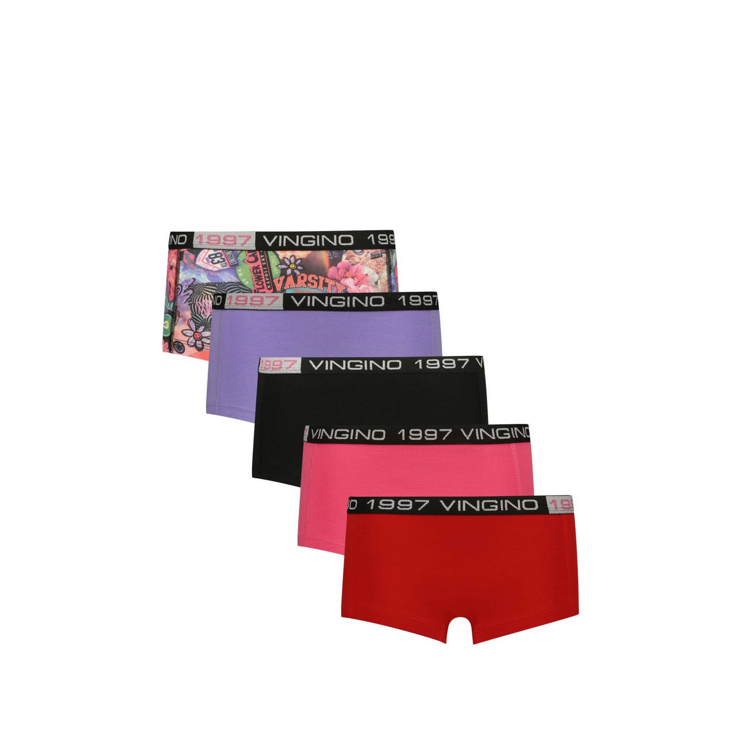 Vingino boxershort set van 5 multicolor