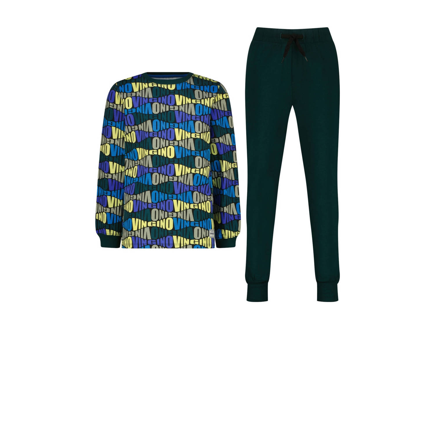 Vingino pyjamaset donkergroen