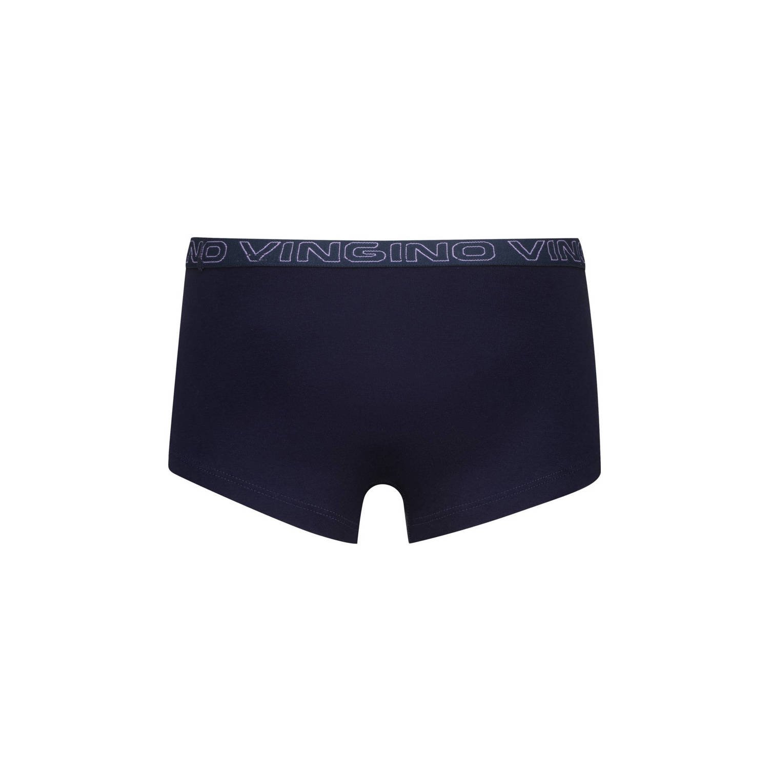 Vingino bh-top + 2 shorts paars zwart